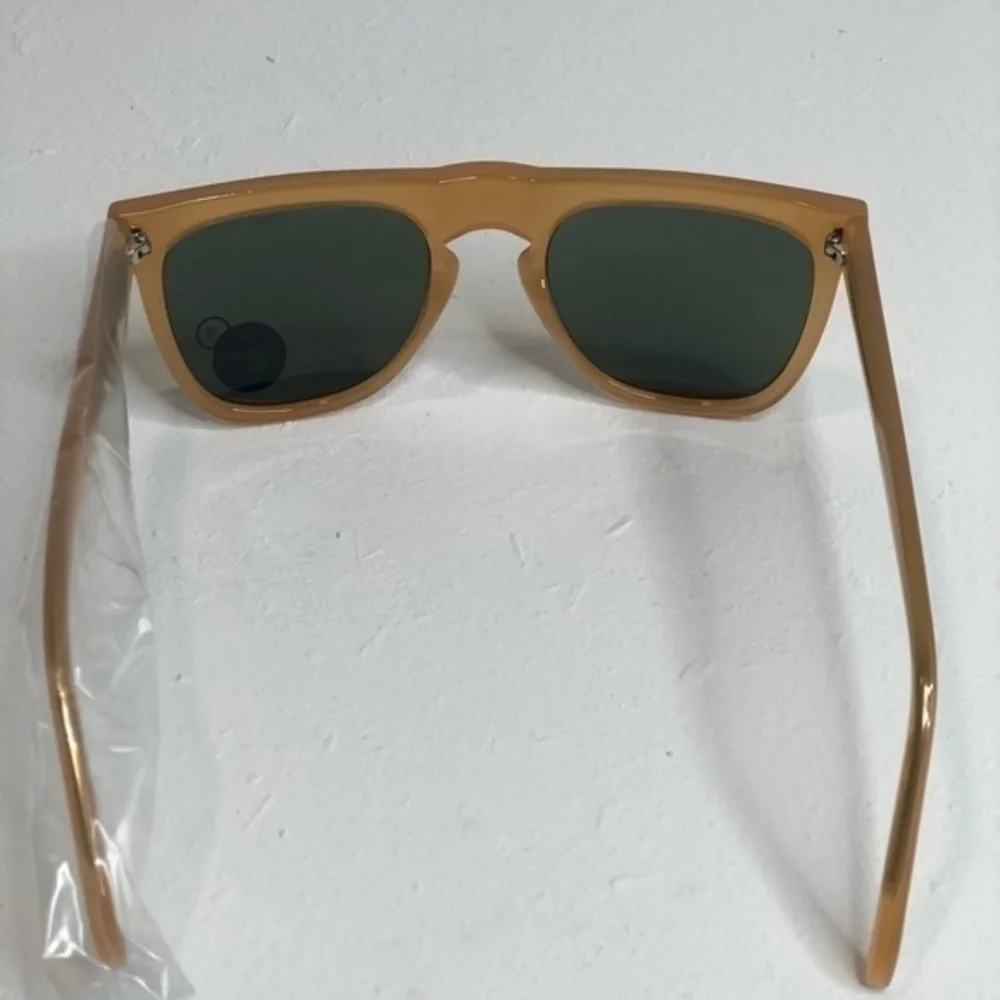 KOMONO Bennet Amber Sunglasses (NEW) Tan Carmel Plastic Frame NIB